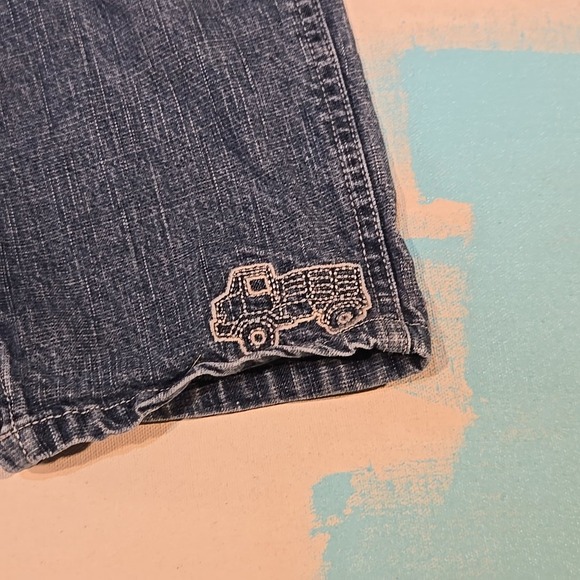 Little Legends 2T Toddler‎ Overalls Denim Blue Plaid Lined Superior Trucking Co. - Picture 2 of 9